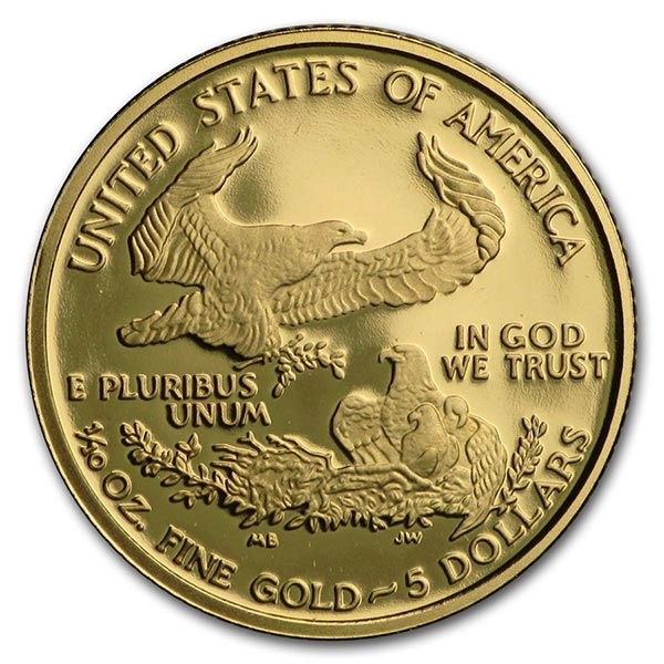 1/10 oz Proof Gold Eagle Coins (Random Years) - Image 4