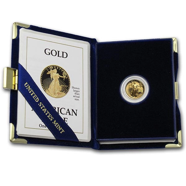 1/10 oz Proof Gold Eagle Coins (Random Years) - Image 5