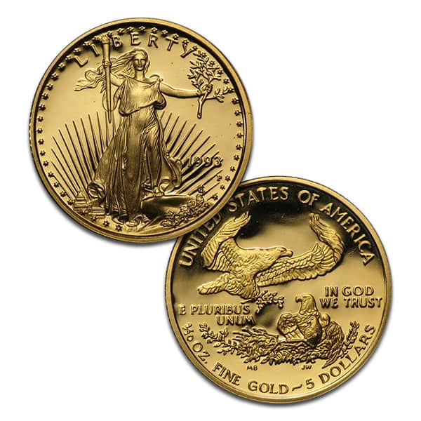 1993 Proof Gold American Eagle - 1 Troy Oz - Image 5