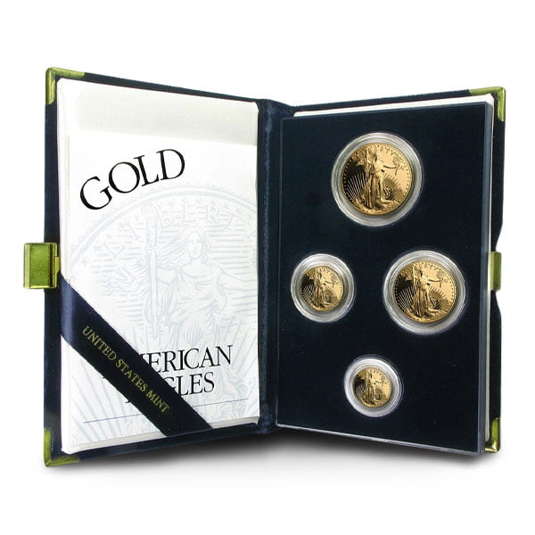 1999 Proof Gold Eagle Set (1 oz, 1/2-oz, 1/4-oz & 1/10-oz) - Image 2