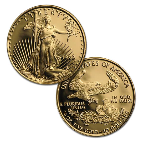 1999 Proof Gold Eagle Set (1 oz, 1/2-oz, 1/4-oz & 1/10-oz) - Image 5