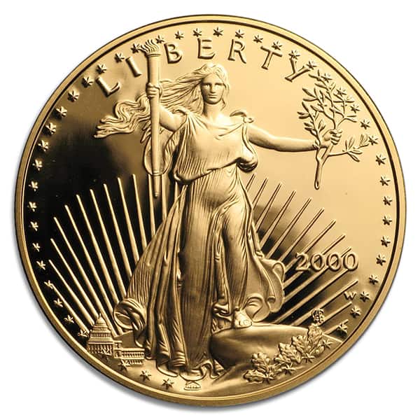 2000 Proof Gold American Eagle - 1 Troy Oz - Image 3