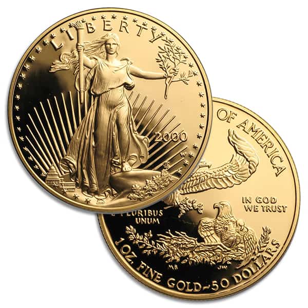 2000 Proof Gold American Eagle - 1 Troy Oz - Image 5