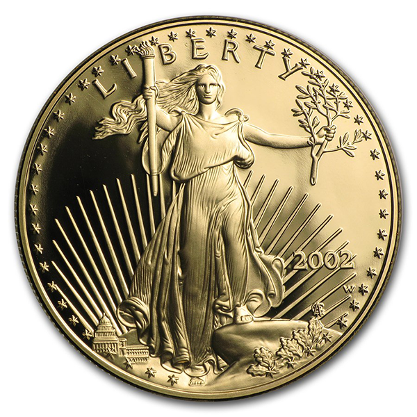 2002 Proof Gold American Eagle - 1 Troy Oz - Image 2