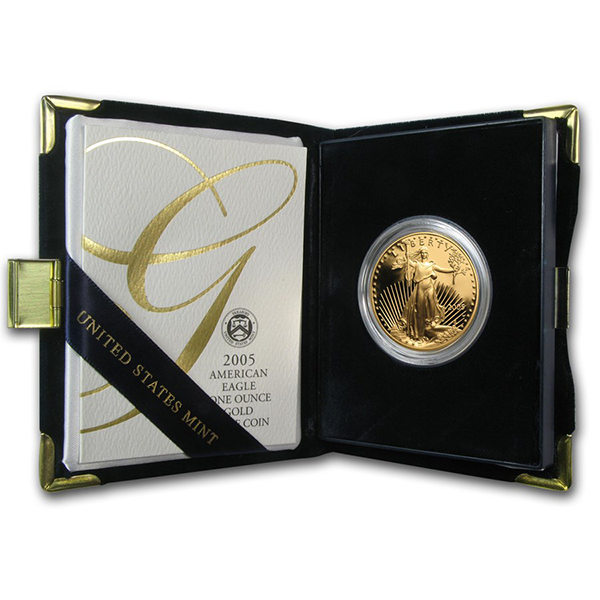 2005 Proof Gold American Eagle - 1 Troy Oz - Image 2