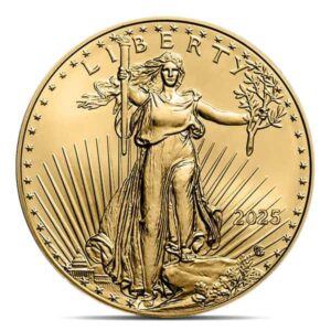 2025 1/4 Oz American Gold Eagle Coin 22k Purity
