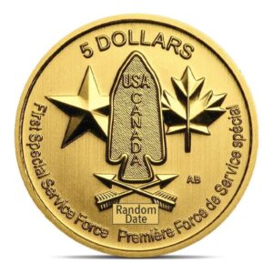RCM Devils Brigade - 1/10 Oz., .9999 Pure Gold (Dates our Choice)