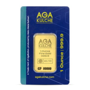 AgaBullion Gold Bar, 1 Troy Ounce, .9999 Pure