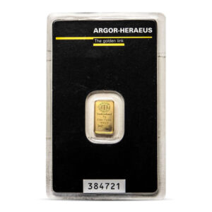 Argor-Heraeus - Gold Bar 1 Gram, .9999 Pure