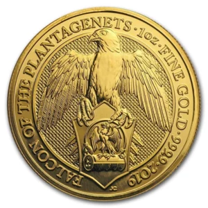 2019 Queen's Beast Falcon - 1 oz .9999 Pure Gold