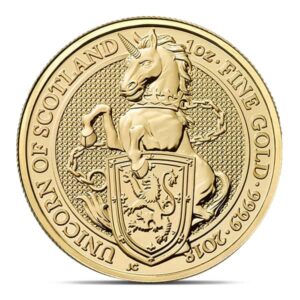 2018 Queen's Beast Unicorn - 1 oz .9999 Pure Gold