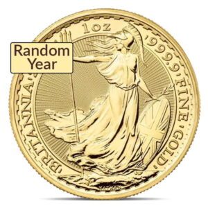 British Britannia, Queen Elizabeth II - 1 Troy Oz, .9999 Pure Gold