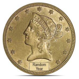 $10 U.S. Liberty Gold Coins, Cleaned/Jewelry Grade