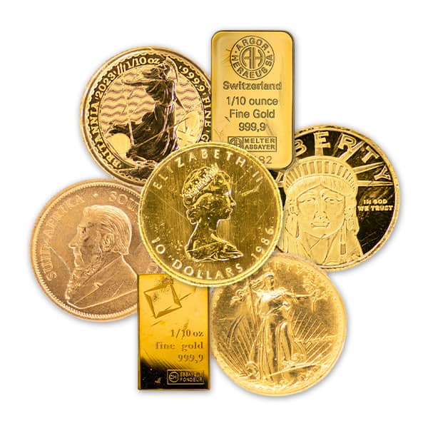 1/10th Oz Scratch & Dent Gold