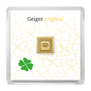 Good Luck Assay Geiger GOLD Bar - 1 Gram .9999 Pure