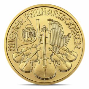 1/2 Ounce Austrian Philharmonic - Gold, .9999 Pure