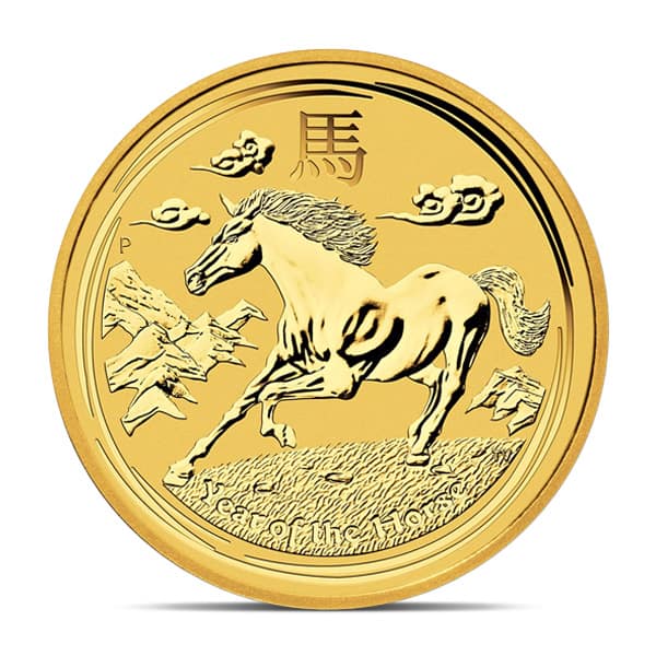 Perth Mint Lunar Series - 2014 Year of the Horse, 2 Oz .9999 Gold