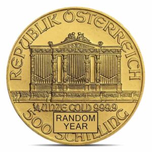 1/4 Ounce Austrian Philharmonic - Gold, .9999 Pure