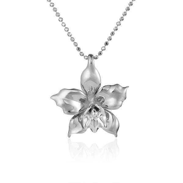 14K Orchid Pendant