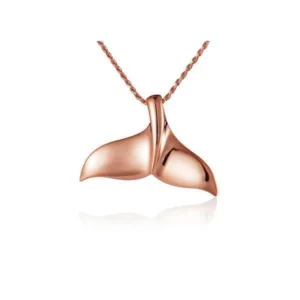 14K Whale Tail Necklace