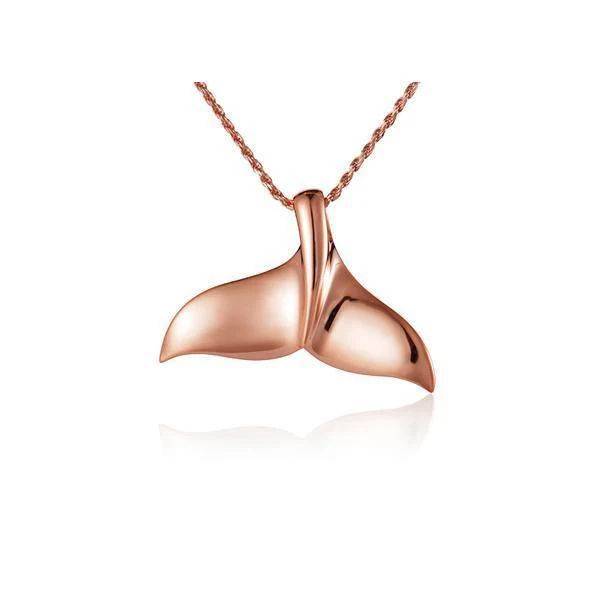14K Whale Tail Necklace